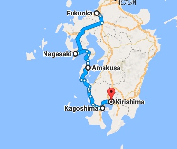 Kyushu, Japan Map - Must Visit Places