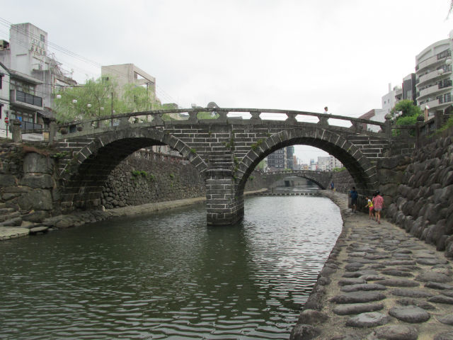 Megane Bridge, Nagasaki, Japan