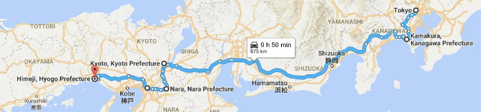 Classic 2 week Itinerary route in Japan Classic 2 week Itinerary route in Japan