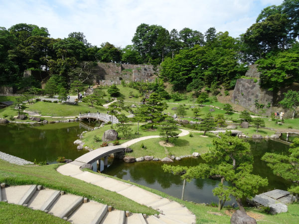 Kanazawa White Castle Garden, Gyokusen, Japan