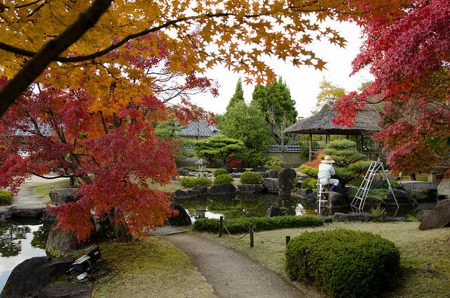 Koko-en Garden, Himeji Castle, Himeji, Japan