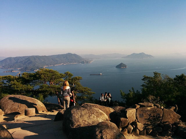 View from Mt. Misen, Miyajima Island, Japan