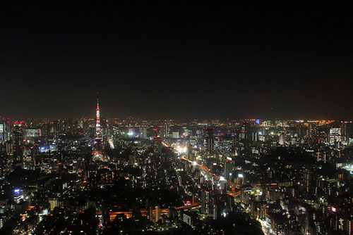 Night View in Tokyo, Japan Night View in Tokyo, Japan